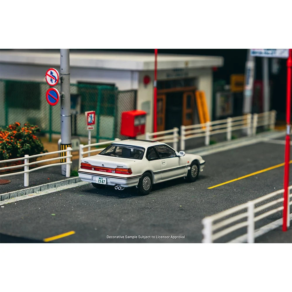 Tarmac Works J Collection 1/64 Honda Prelude BA4 White Diecast Car New