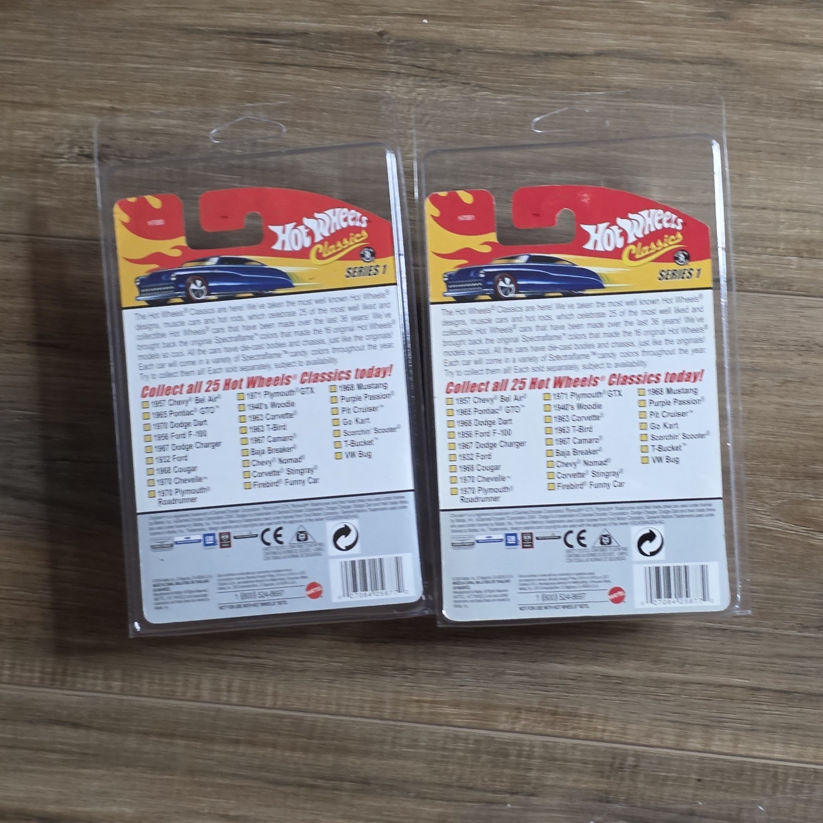 Hot Wheels Classics Series 1 Set of 22 Spectraflame Paint Redlines 1/64 Diecast