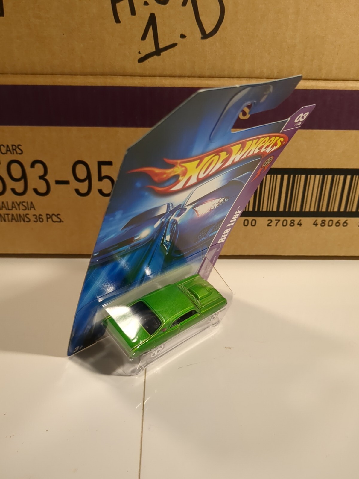 HOT WHEELS VHTF 2006 RED LINE SERIES 1968 CHEVY NOVA KMART COLOR EXCLUSIVE