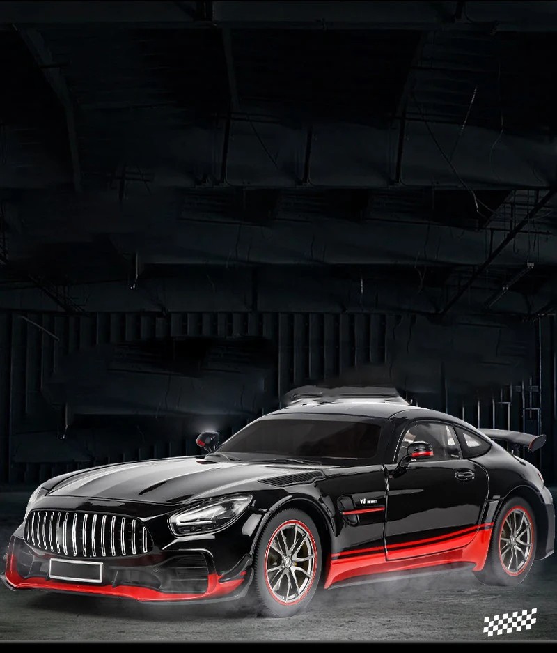 1:18 Mercedes-AMG GT-R Diecast Model Car – Luxury Sports Collectible, Detailed