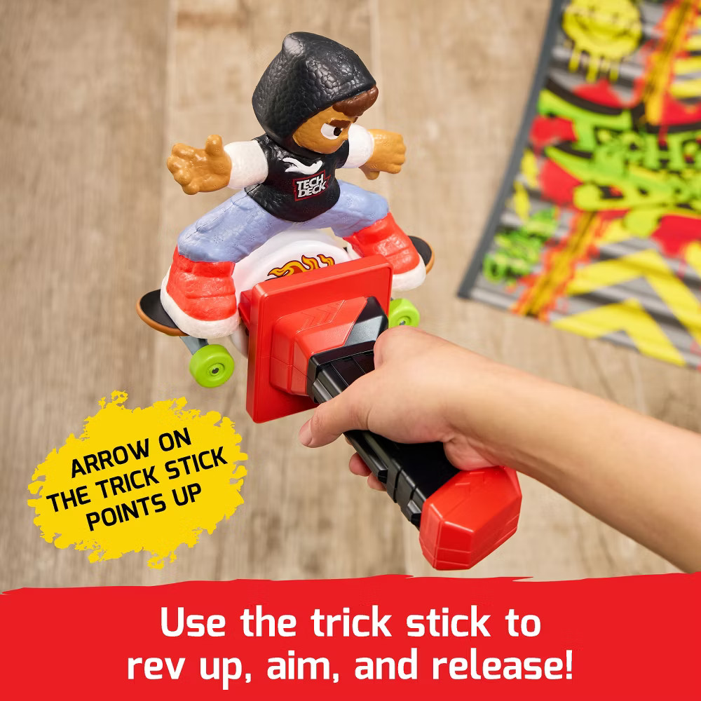 Tech Deck Crew Flywheel Toy Vehicle – Electronic Toy Skateboard
