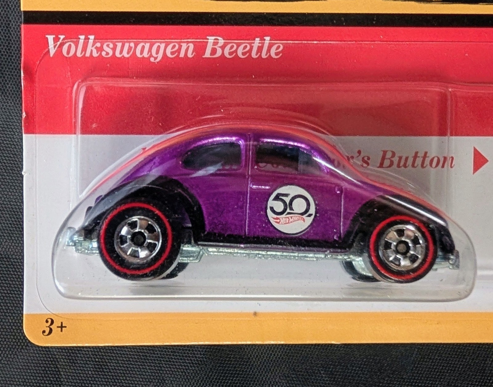 Hot Wheels Volkswagen Beetle Purple HW VW 50th Anniversary of Original 16