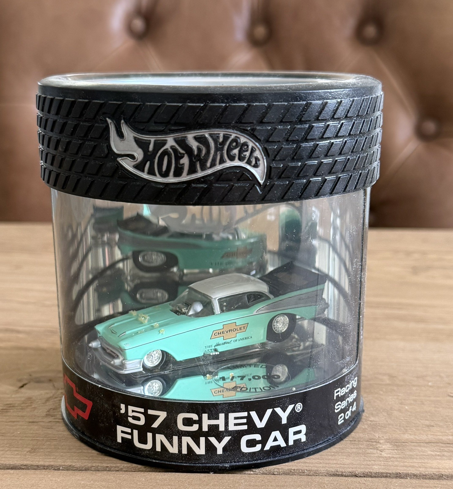 Hot Wheels Oil Can 57 Chevy Funny Car Racing Series