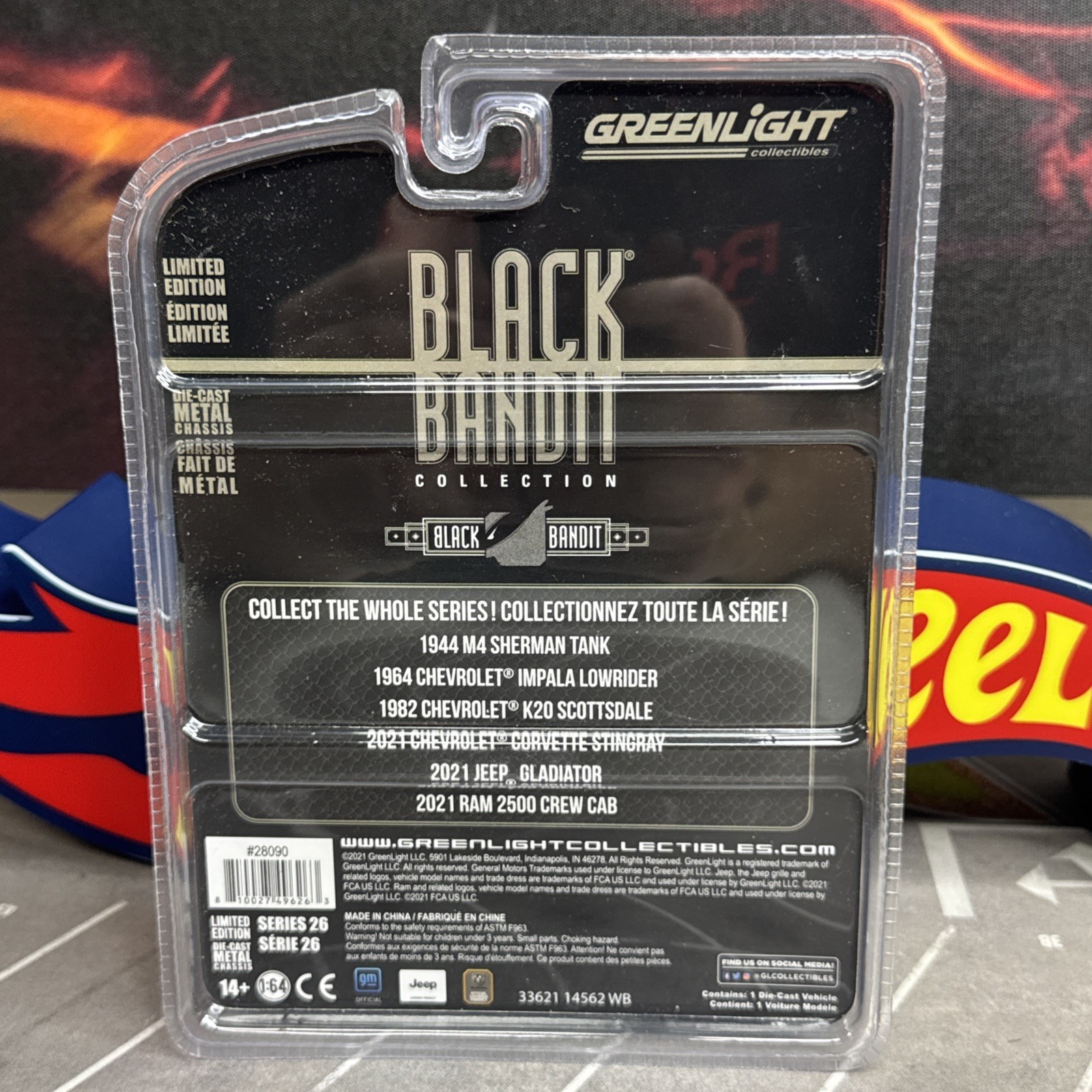Greenlight 1:64 Black Bandit Series 26 2021 Chevrolet Corvette Stingray