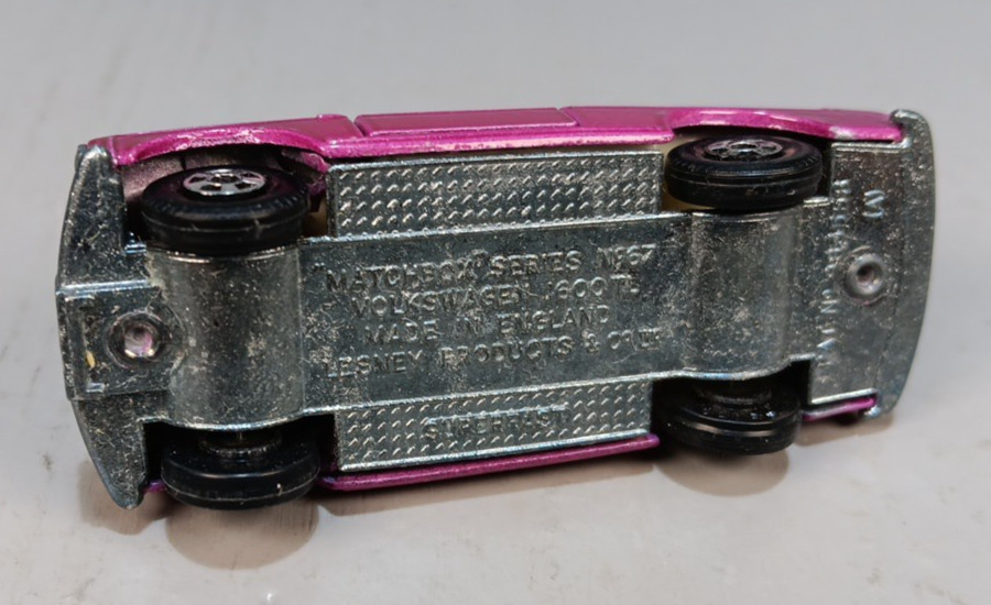 Matchbox Lesney Superfast MB67 Purple Volkswagen 1600TL w/F2 Box