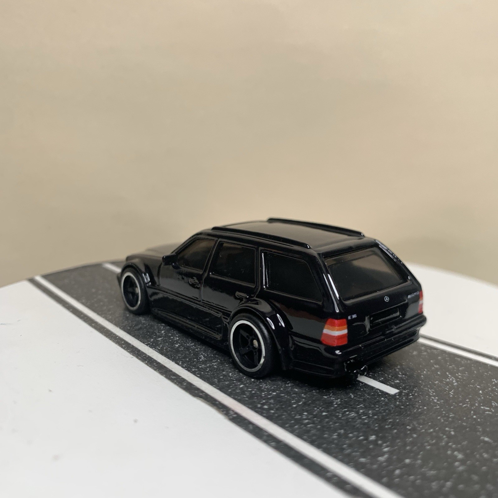 Hot Wheels Premium Boulevard #60 Mercedes-Benz AMG E36 Estate Wagon Custom Black