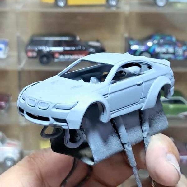 Liberty Walk Style Wide Body Kit for Hot Wheels ’10 BMW M3 – Resin – 3d Printed