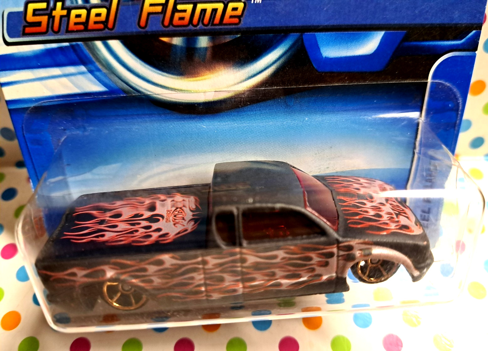 HOT WHEELS 2005 COLLECTOR No 143 FASTER THAN EVER STEEL FLAME NEW