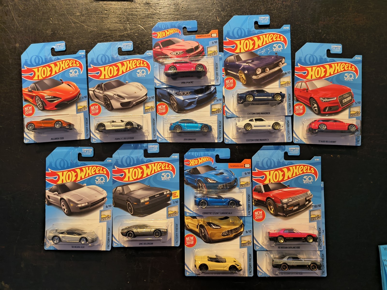 Hot Wheels Factory Fresh 2018 (Set Of 13)
