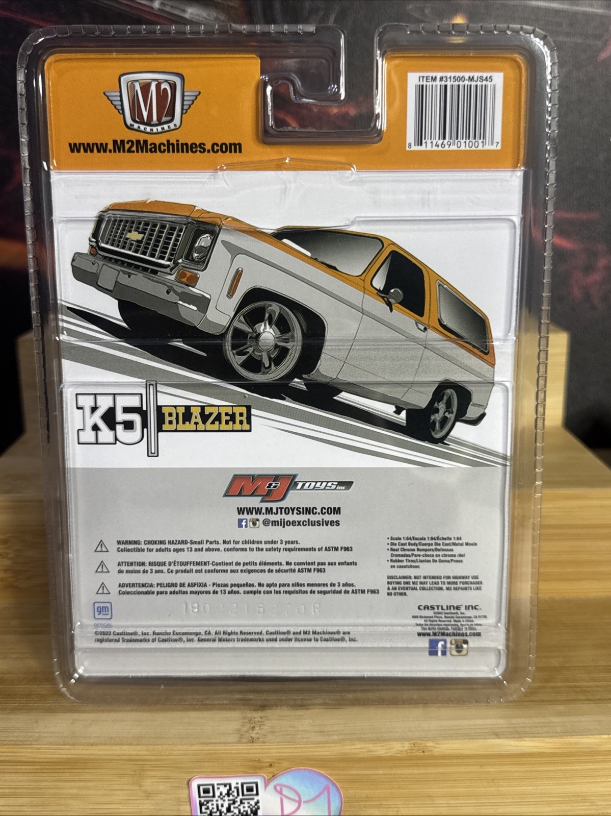 M2 MACHINES 1973 CHEVROLET K5 BLAZER MIJO EXCLUSIVES MJS45 1:64 SCALE