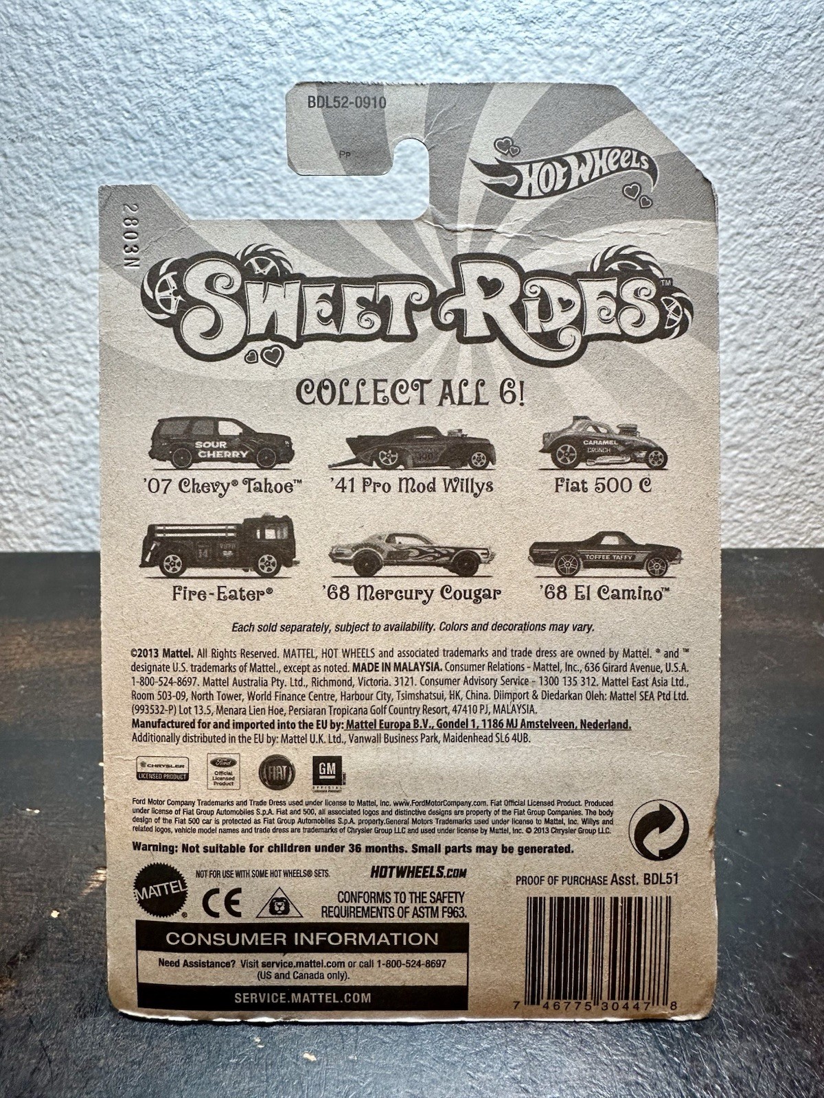 Hot Wheels Kroger Valentines Day Sweet Rides ’07 Chevy Tahoe Sour Cherry