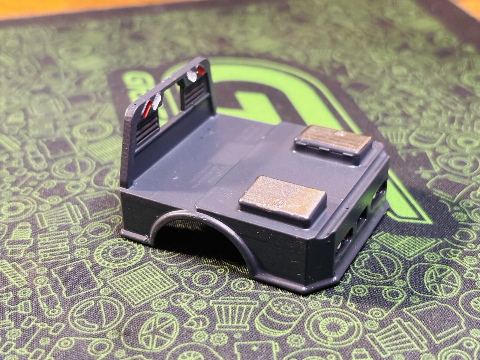 Greenlight/m2 Flatbed 3d Printed 1/64 3d Painted Bed Only