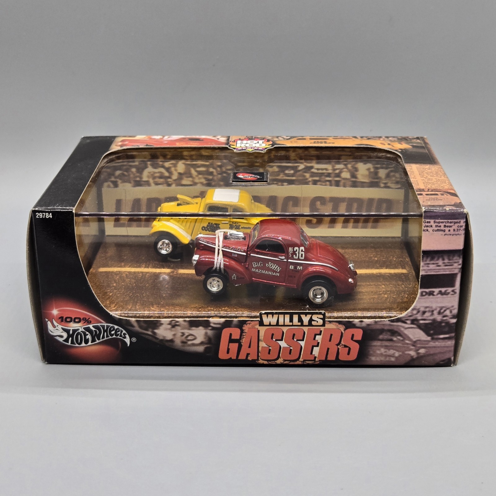 Willy’s Gassers Hot Rod Series 2 Car Set 29784 2000 Hot Wheels 100%