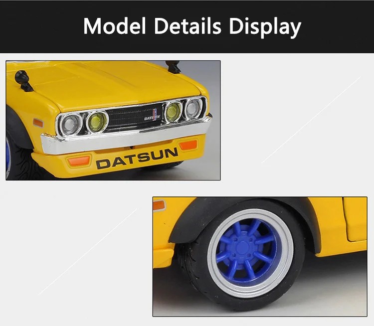 Maisto 1:24 Datsun 620 1973 Pickup Alloy Car Model Diecast Metal Off-road Vehicl