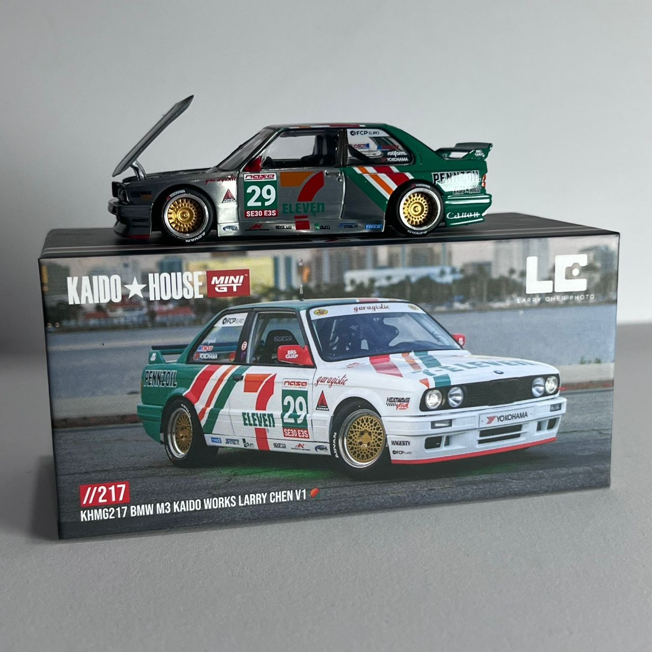 CHASE! Kaido House x Mini GT BMW M3 Kaido Works Larry Chen V1 KHMG217 Unsealed