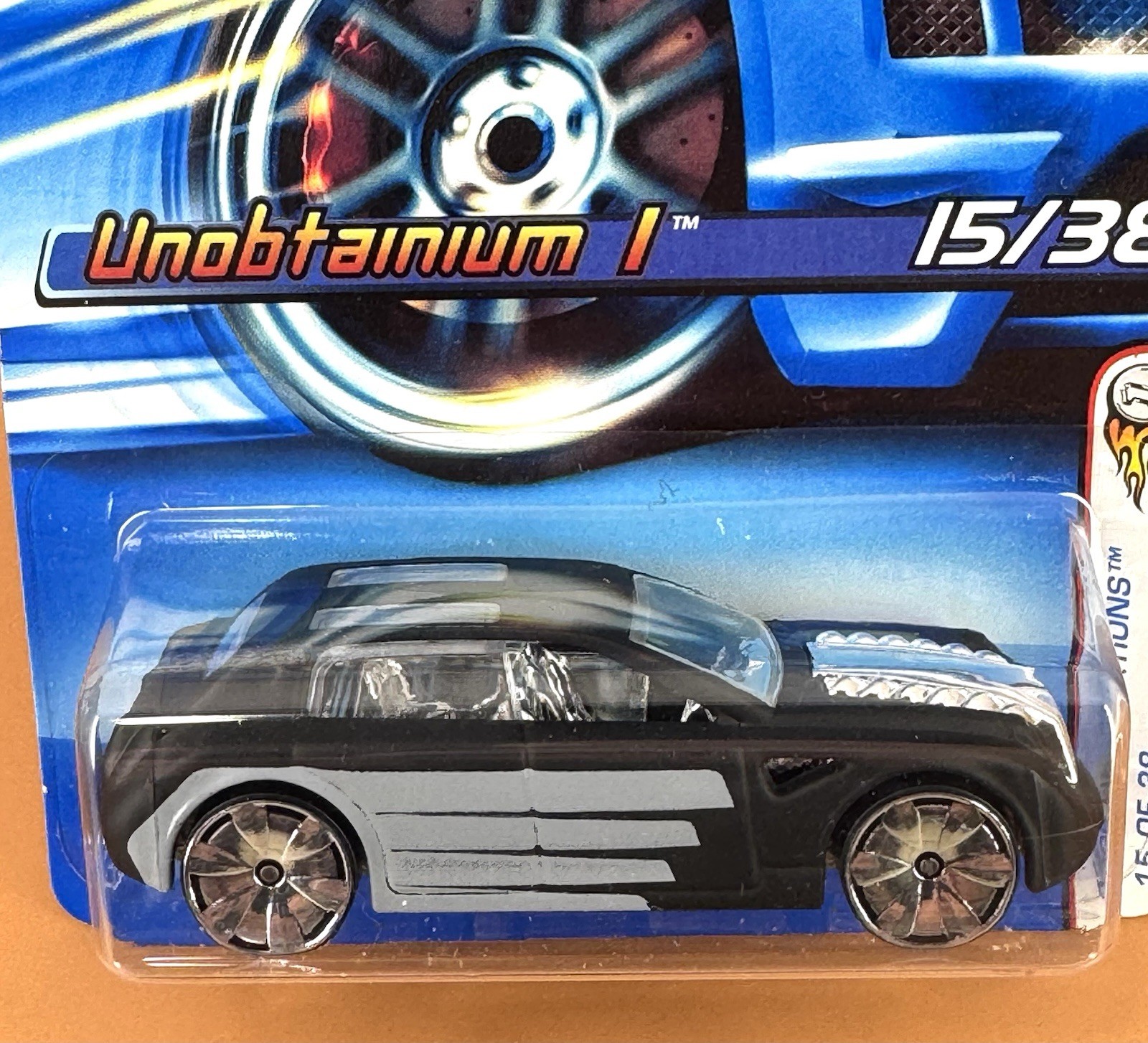 Hot Wheels 2006 First Editions UNOBTAINIUM 1 (LOTof2 variations) w/bl hubs 15/38