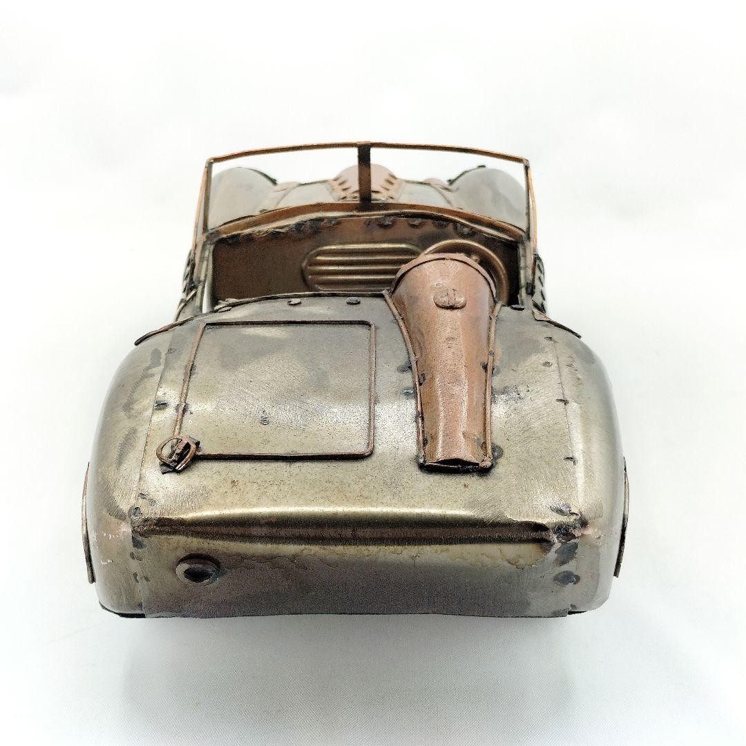 Steampunk tin mini car vintage object