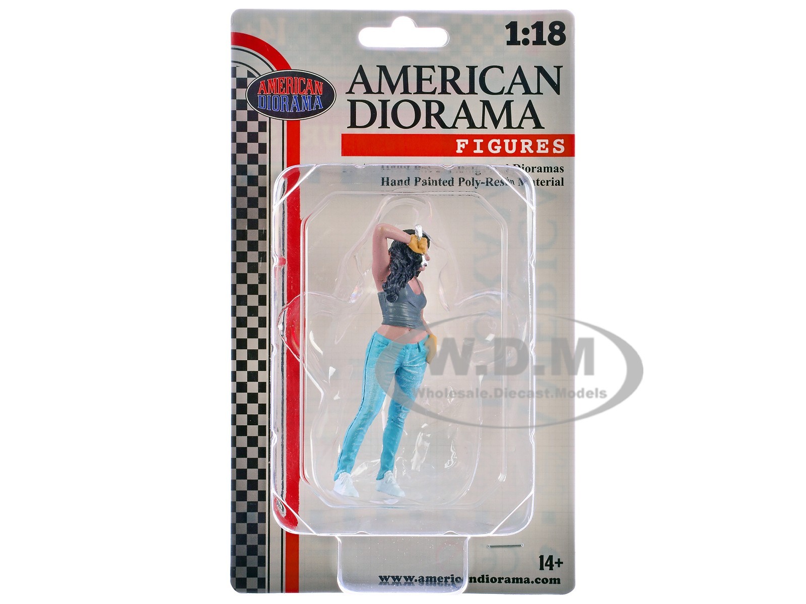 “MUSCLE MECHANICS” FIGURE #4 FOR 1/18 SCALE MODELS BY AMERICAN DIORAMA AD-19204