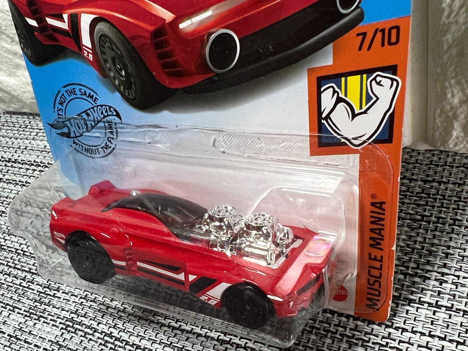 Hot Wheels Muscle Mania 7/10 Rodger Dodger 2.0 193/250 Red