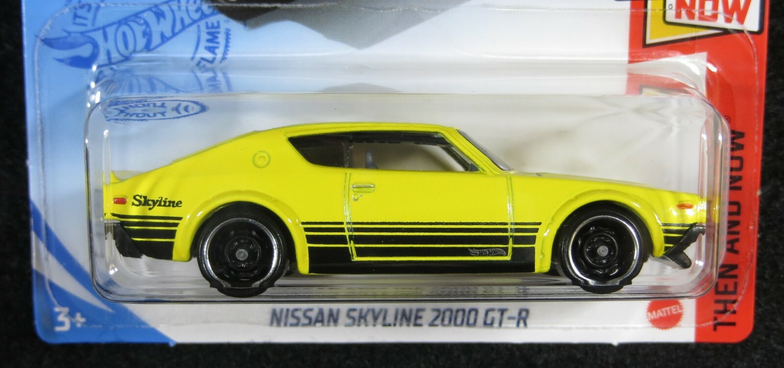 2021 Hot Wheels Yellow NISSAN SKYLINE 2000 GT-R Then and Now #180 HW44-070621
