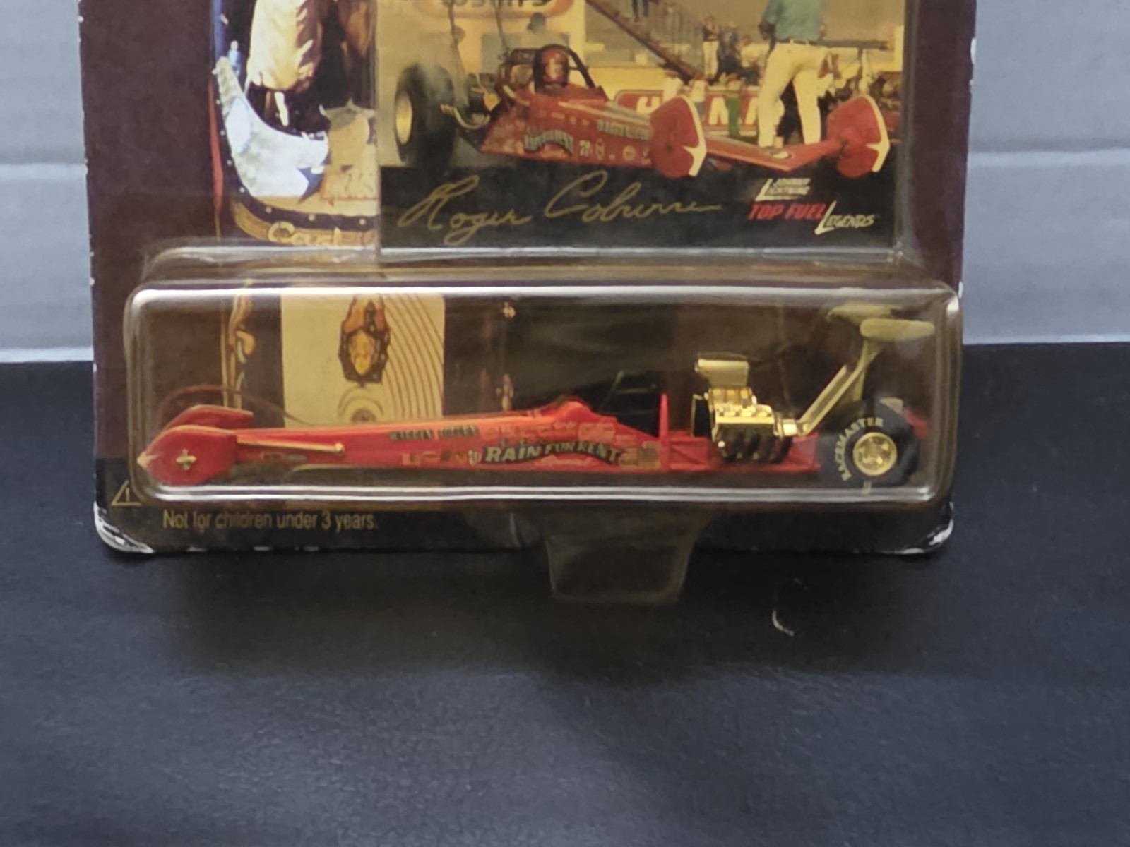 Johnny Lightning Top Fuel Legends 1:64 Rain For Rent Roger Coburn Season 1973