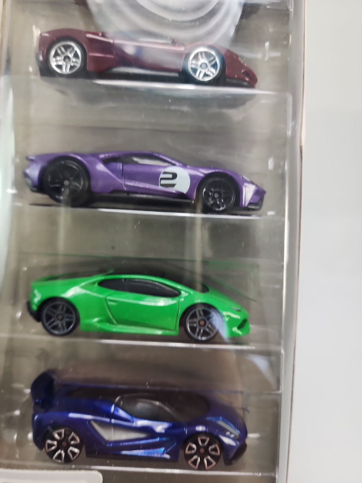 Hot Wheels 2025 HW Motor Show 5-Pack Ferrari Aston Ford Lamborghini Lotus