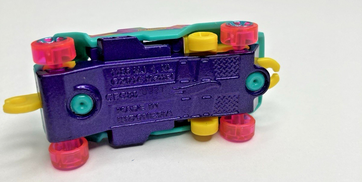Mattel Hot Wheels Loopster teal green toy roller coaster car diecast 1:64 scale