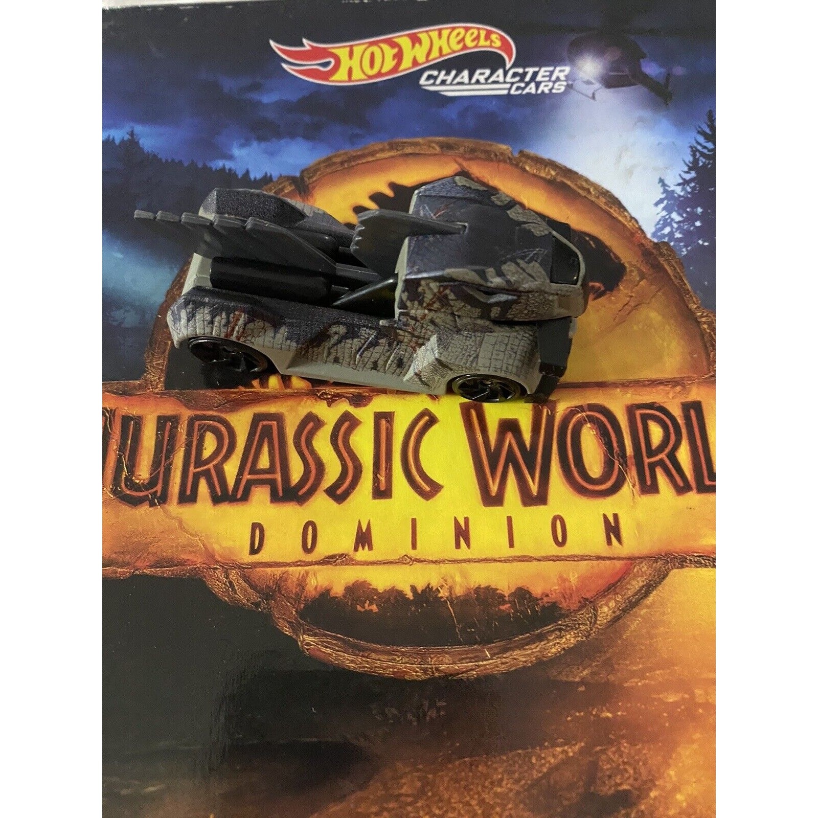 Hot Wheels Jurassic World Dominion 2022 Dinosaur Character Car 5 Pack Box Set