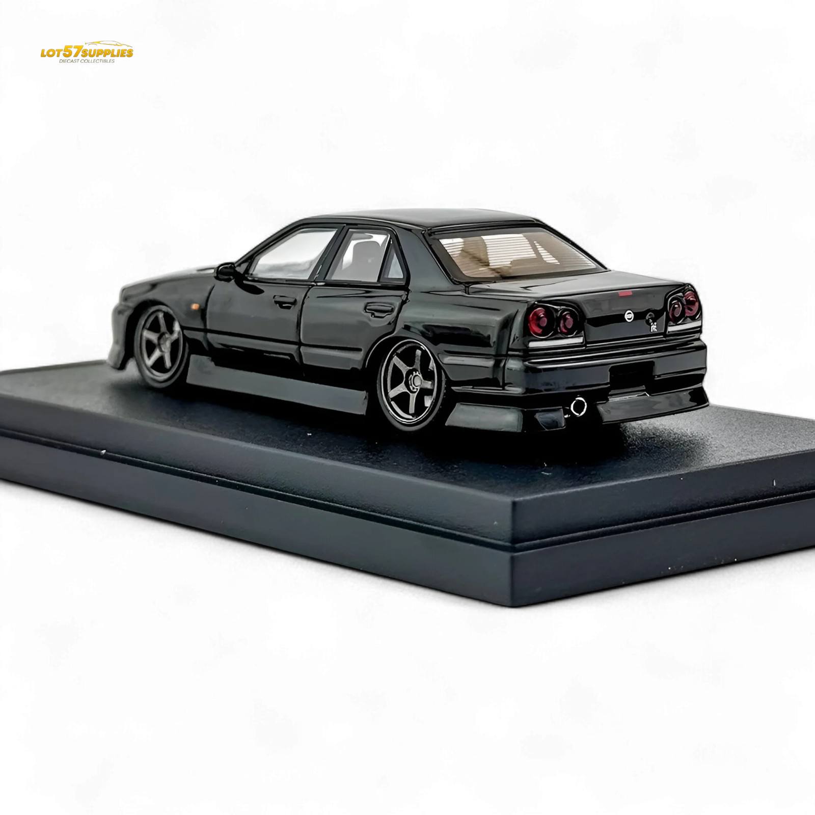 Mortal ER34 SKYLINE URAS Metallic Black 1:64