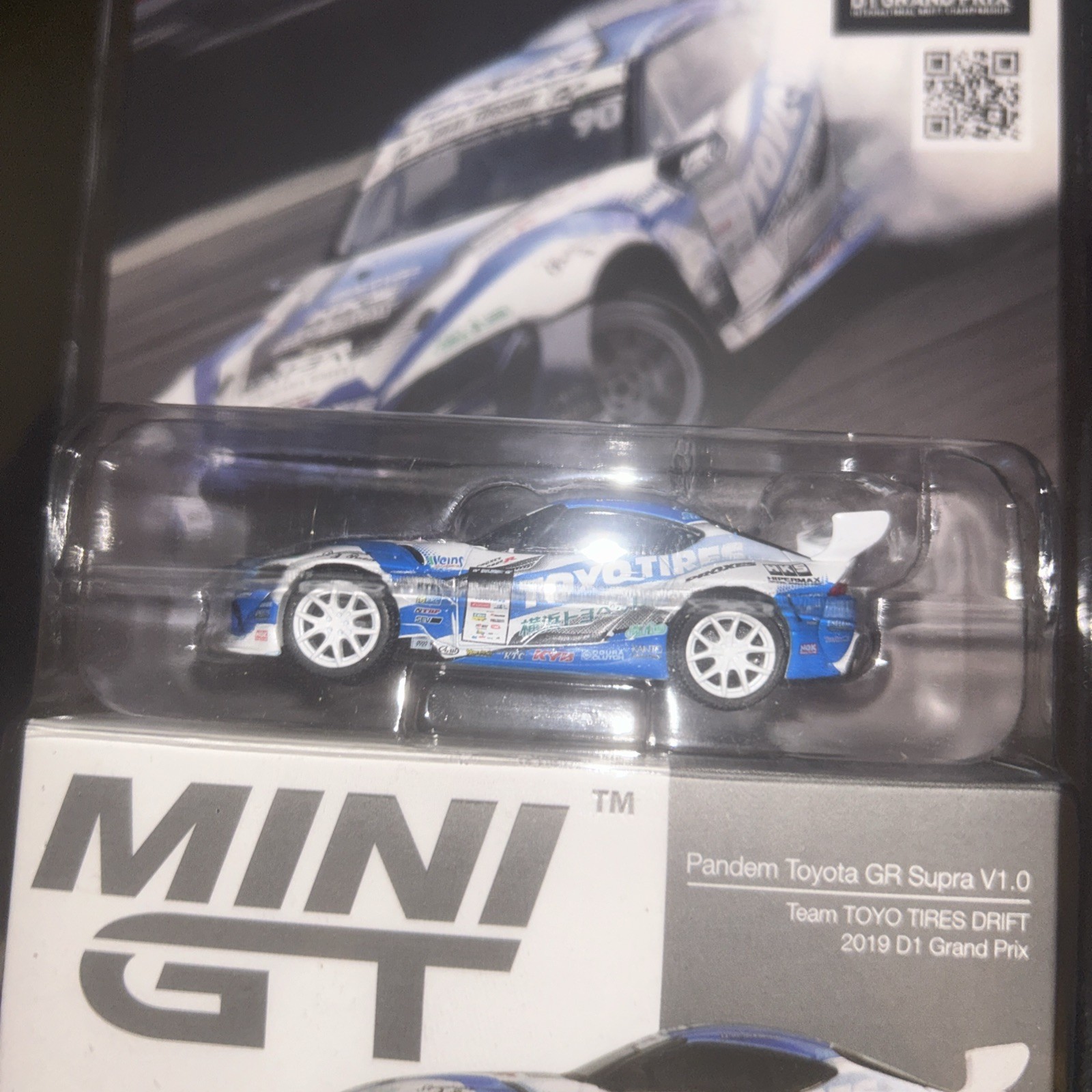 MINI GT TOYOTA GR SUPRA V1.0 TEAM TOYO TIRES PANDEM 2021 NEW FACTORY SEALED