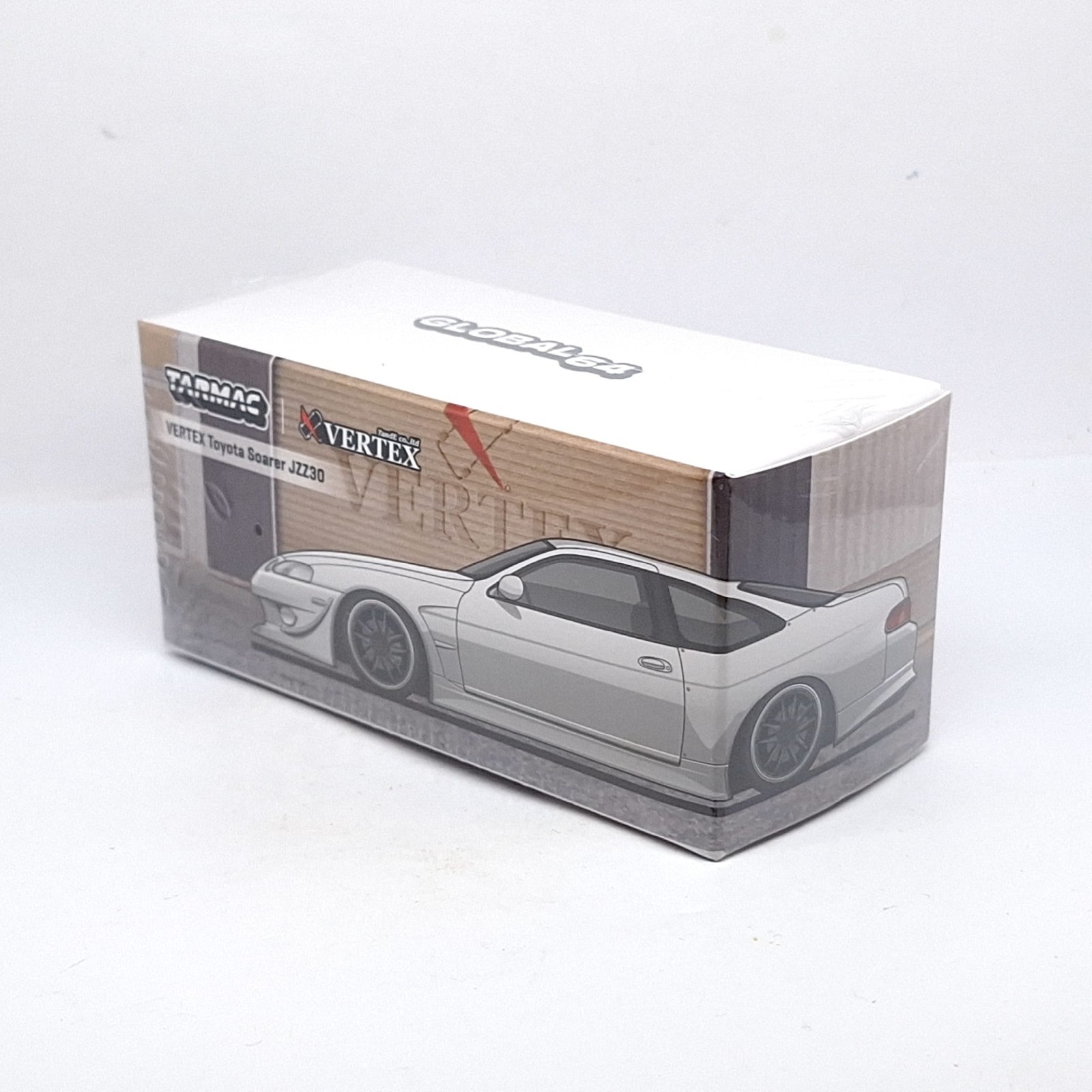 Tarmac Works 1/64 VERTEX TOYOTA SOARER JZZ30 White Diecast Car New
