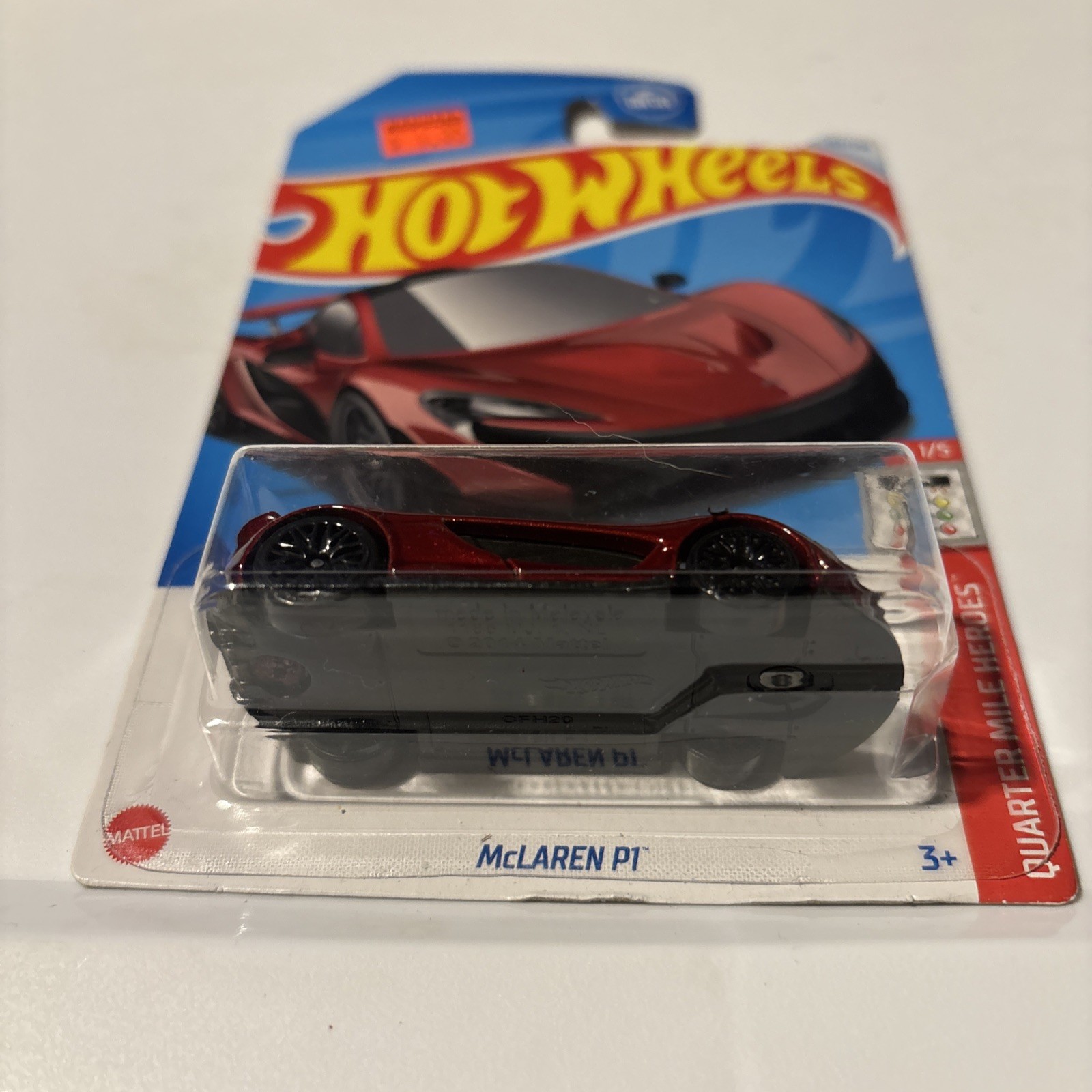 2024 Hot Wheels McLaren P1 *Red* 165/250 Quarter Mile Heroes 1/5