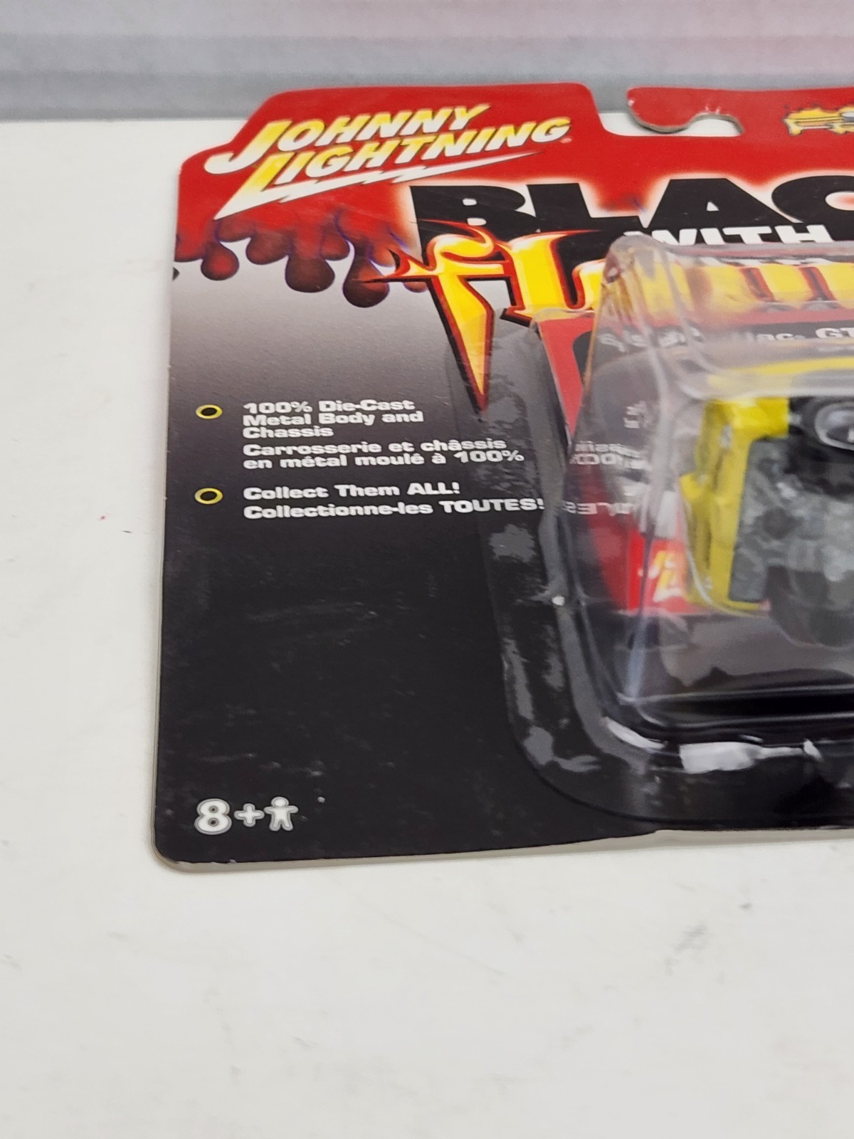 Johnny Lightning 1969 Pontiac GTO Street Freaks Black with Flames Car Vtg 2005