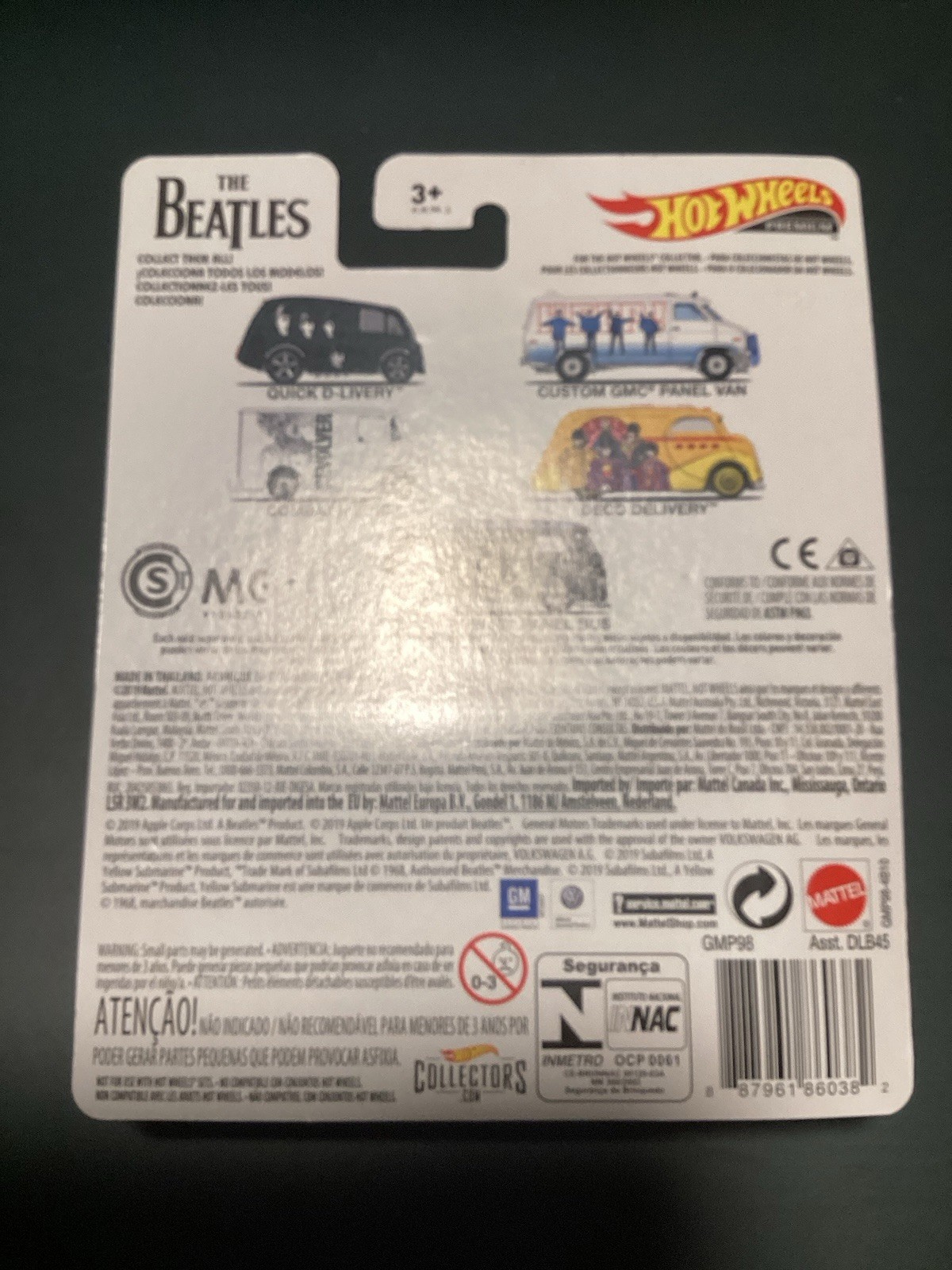 Hot Wheels Car Beatles Help! Revolver Yellow Submarine- NIB Lot Of 4