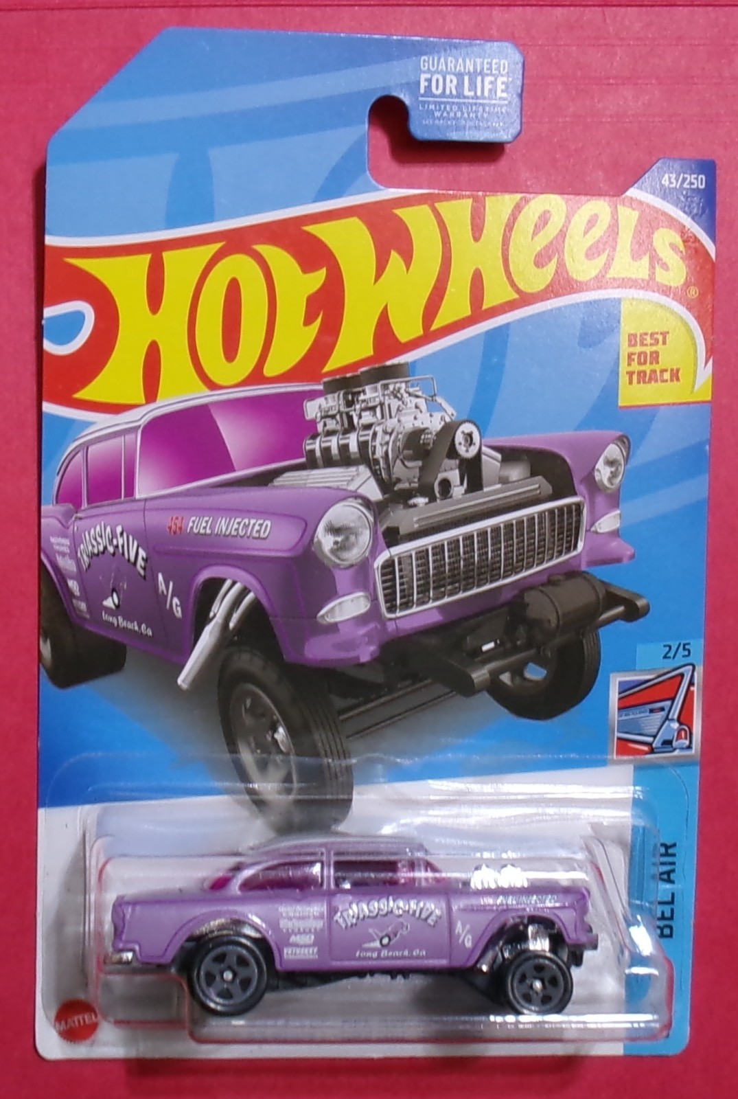 HOT WHEELS LOT OF 6 NHRA DRAG RACING GASSER RACE CARS MINT ON CARDS