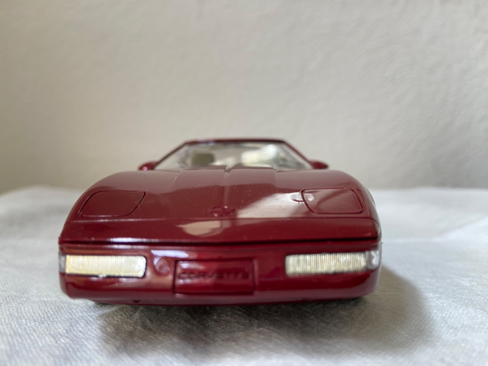 AMT Ertl 1991 Chevrolet Corvette ZR-1 Promo metallic red w/tan & black interior