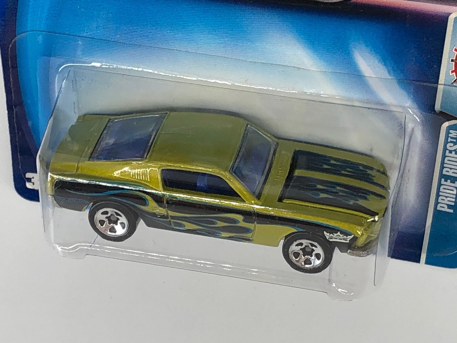Hot Wheels 1968 Mustang Yellow 2004 Pride Rides #165
