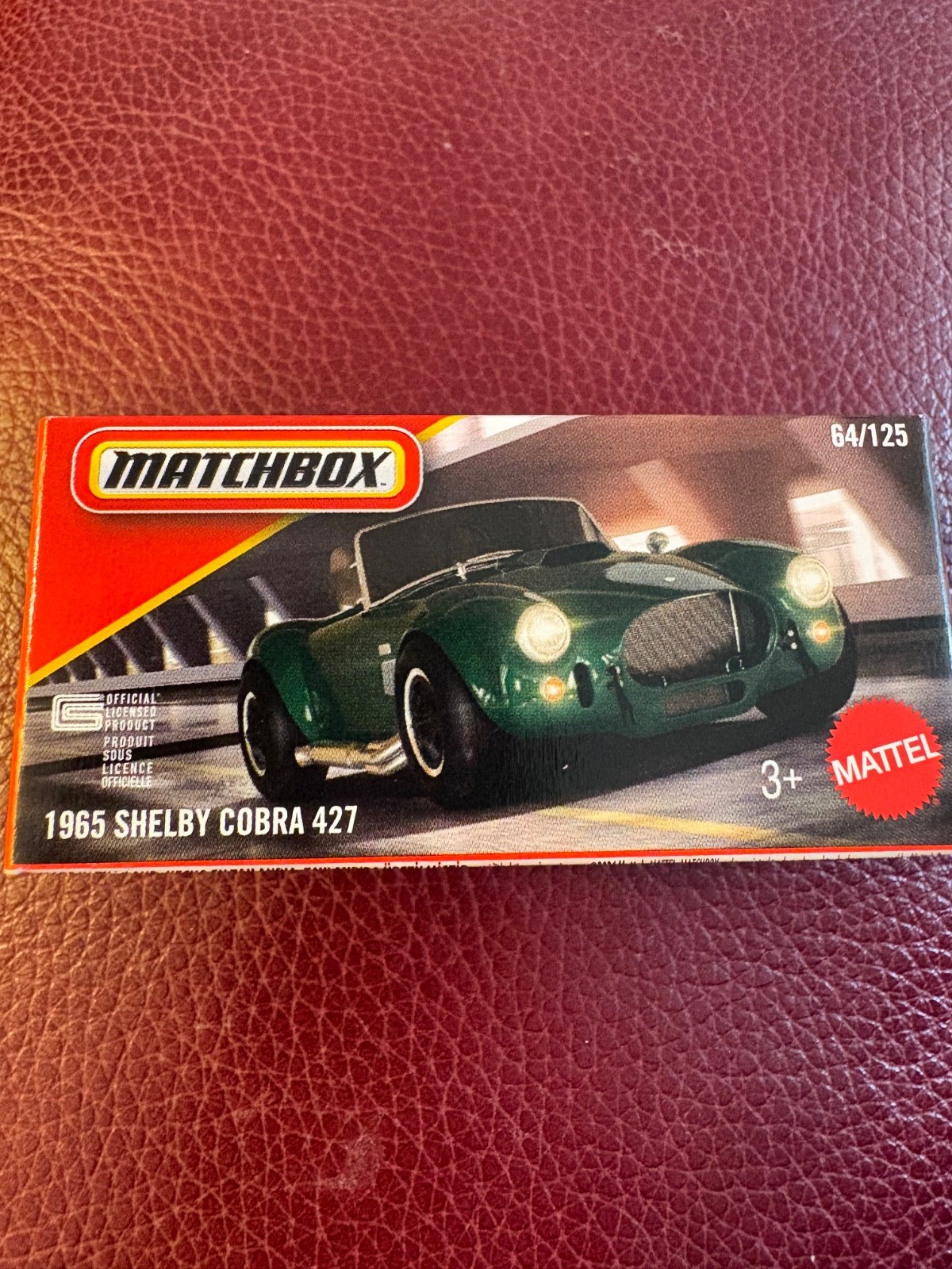 2026 Matchbox Power Grabs #64 1965 Shelby Cobra 427 DARK GREEN METALLIC | FSB