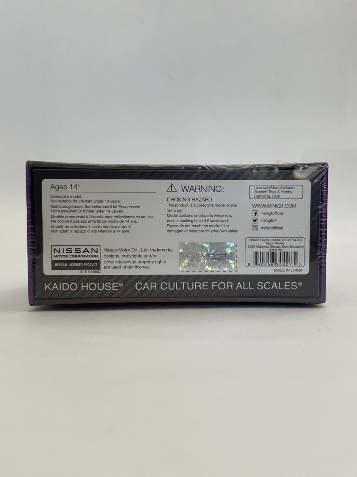 Nissan Skyline 2000GT-R (KPGC10) Kaido Works 2025 malasyia Diecast Expo KHMG185