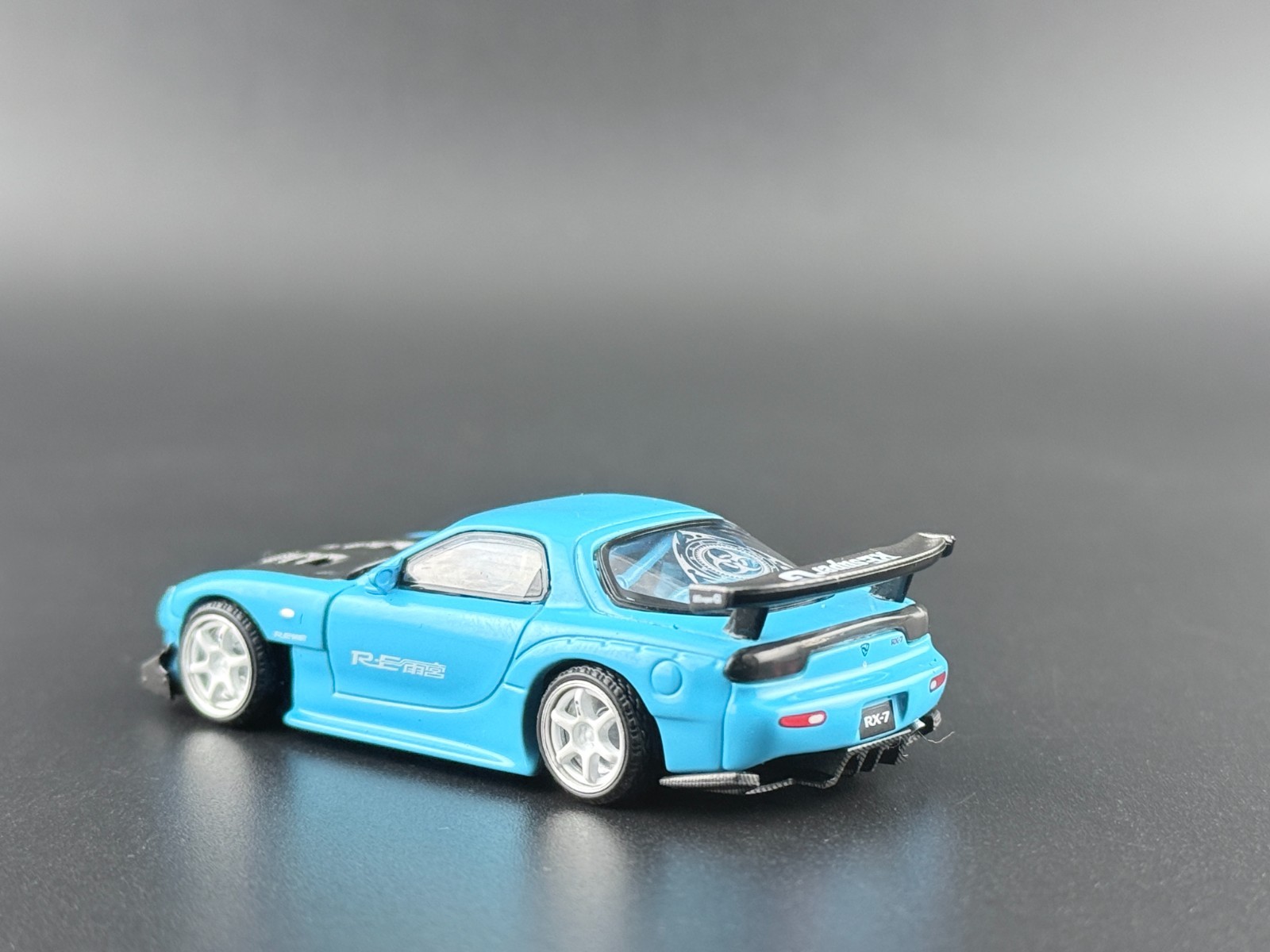 Pop Race Mazda RX7 FD3S RE-Amemiya Light Blue TAS 2026 640472 1/64