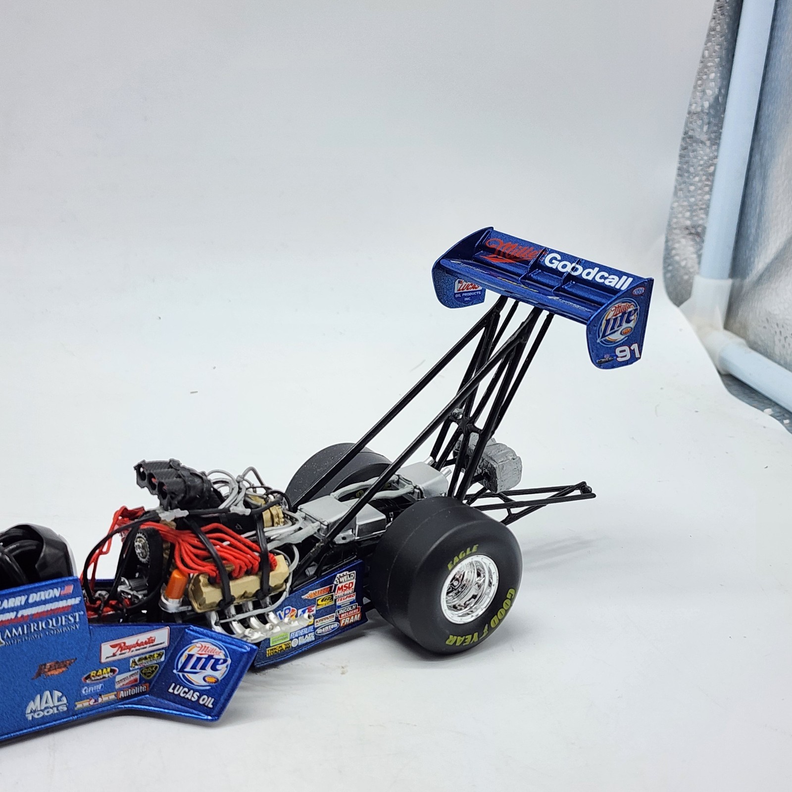 48D ACTION LARRY DIXON – MILLER LITE RACING – 2005 NHRA TOP FUEL DRAGSTER 1/24