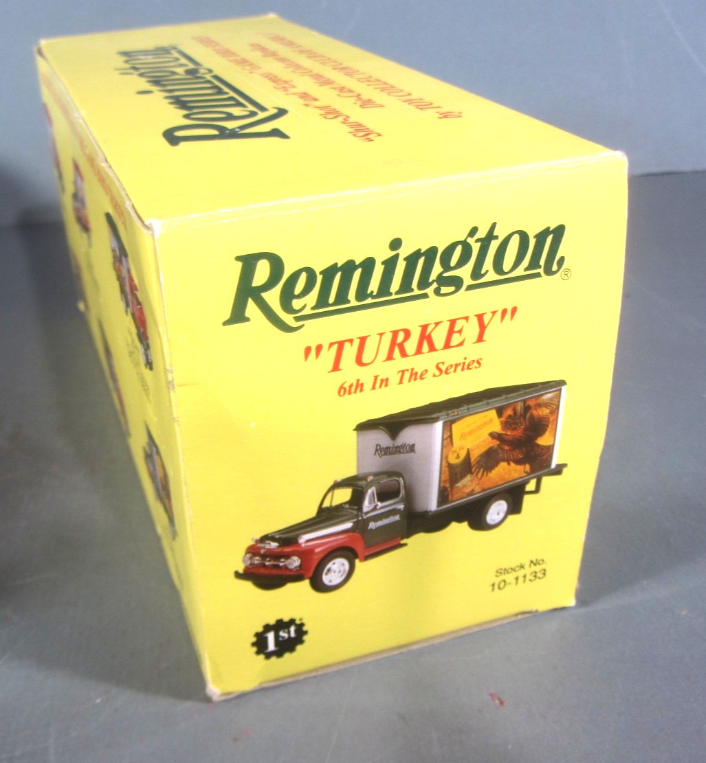First Gear Diecast Remington Turkey #6 in Series ’51 Ford Delivery Truck w/Box