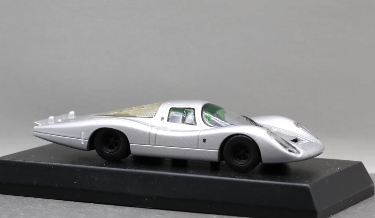 Kyosho 1/64 Porsche Collection 4 Porsche 907 LH Le Mans 24 Hours 1967 Silver