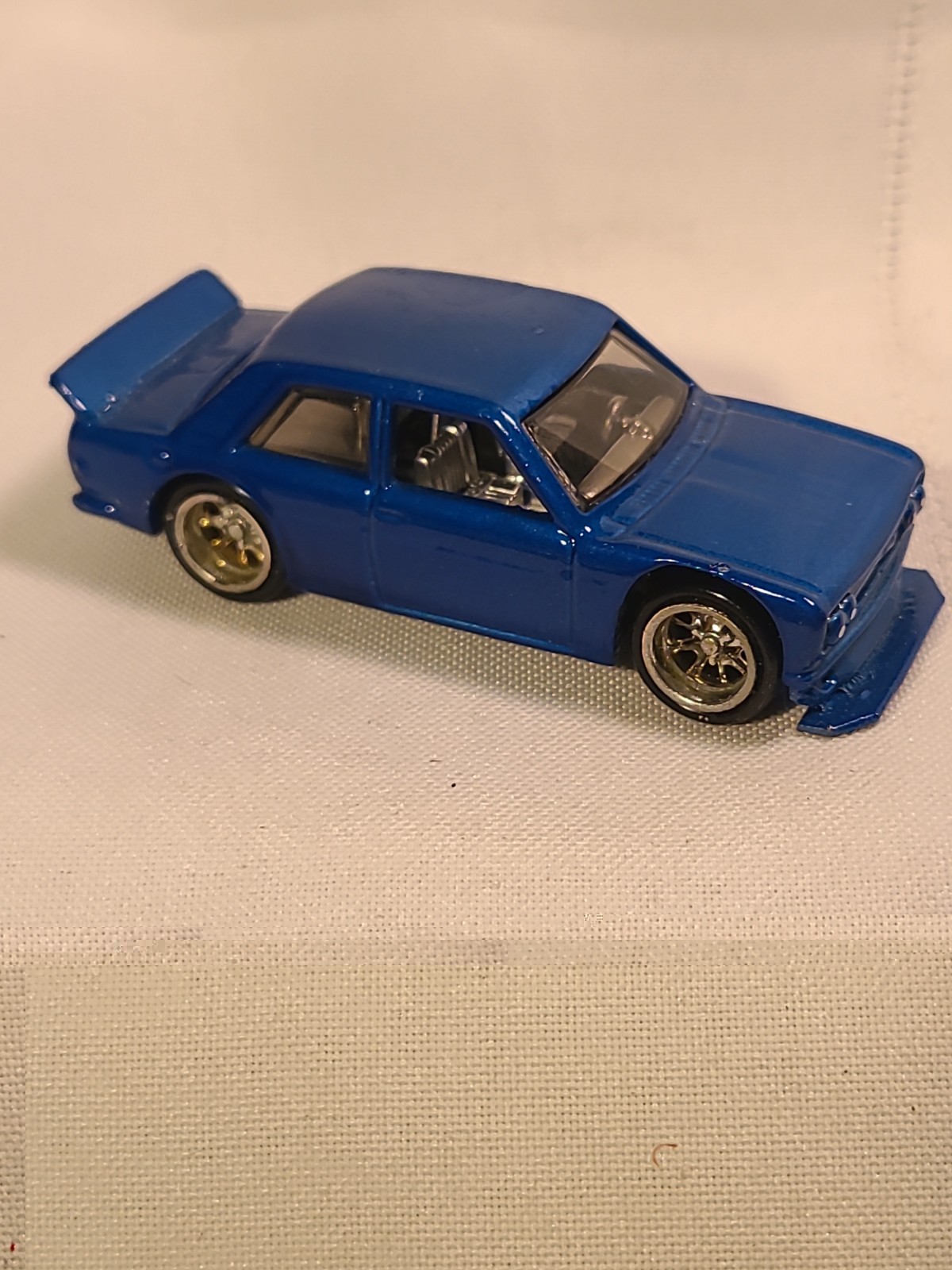 Hot Wheels Datsun 510 FULL CUSTOM CAR has Some paint Spots On Roof! Please Look