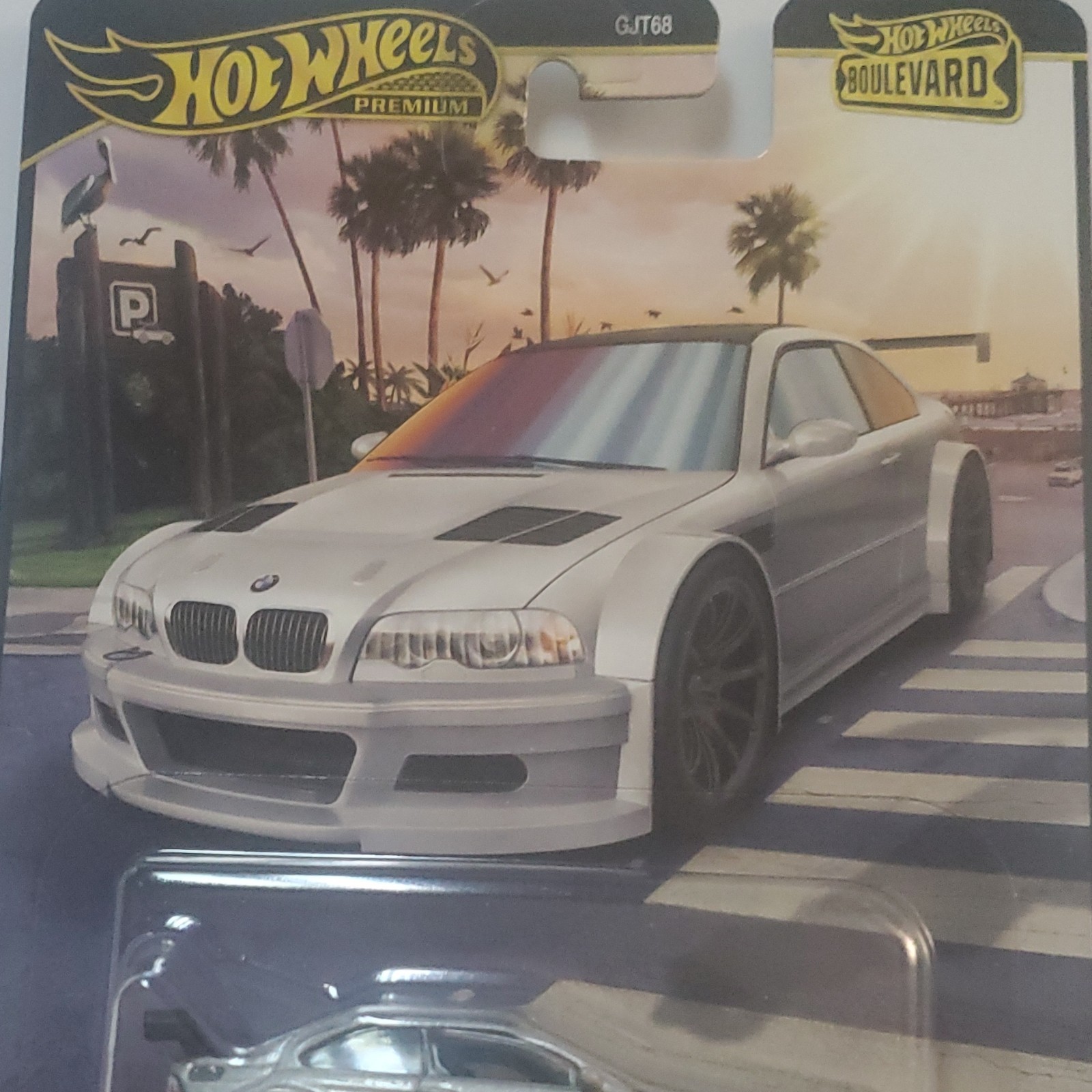 Hot Wheels Premium Boulevard BMW M3 GTR BMW 1:64 Diecast Car Silver