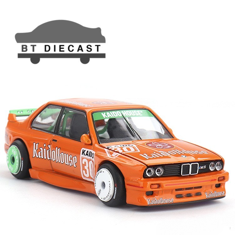 MINI GT x KAIDO HOUSE BMW M3 E30 KAIDOHAUS V1 1/64 DIECAST ORANGE KHMG177