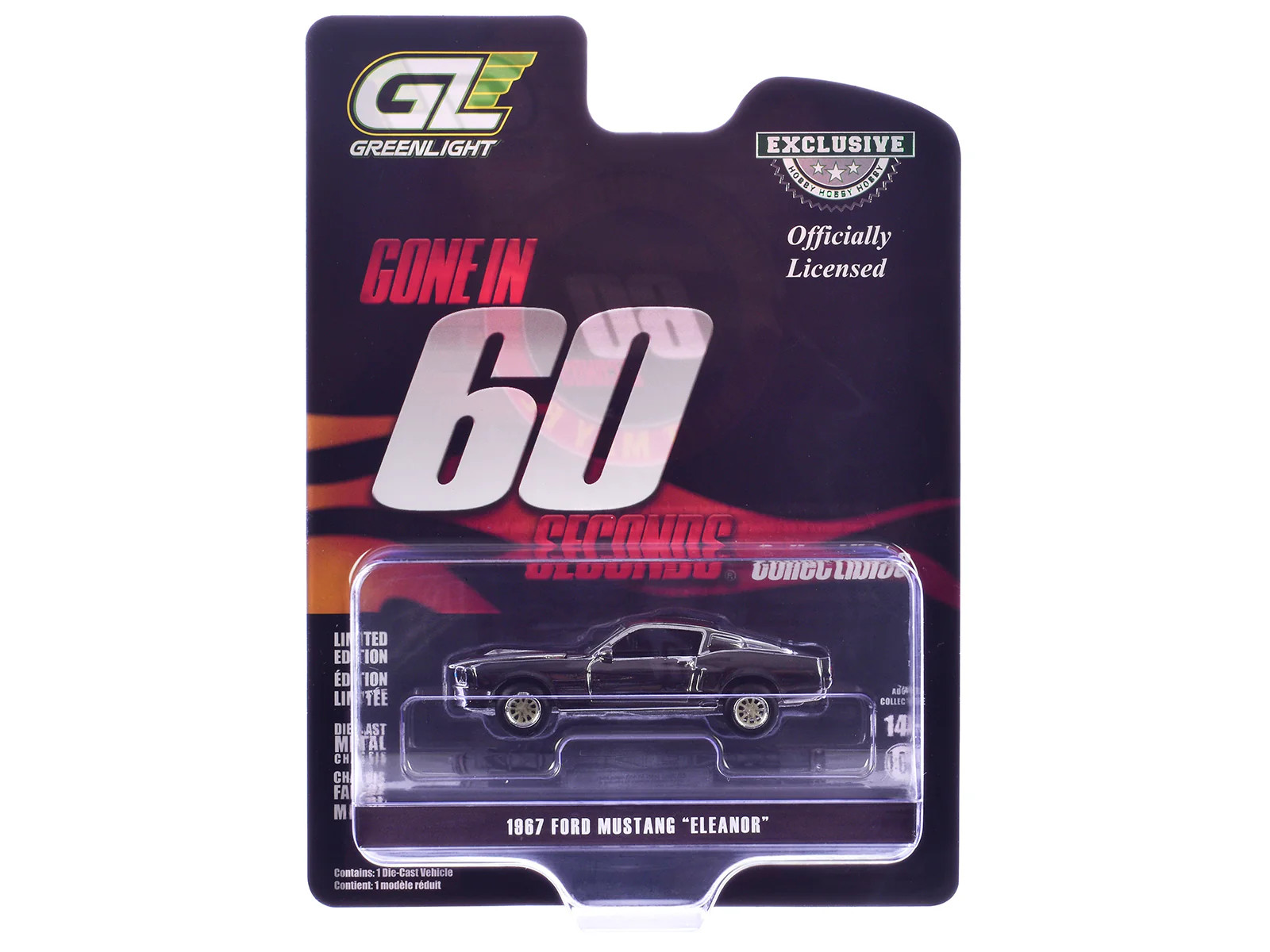 1967 Ford Mustang “Eleanor” Silver Chrome Edition “Gone in Sixty Seconds” (2000)