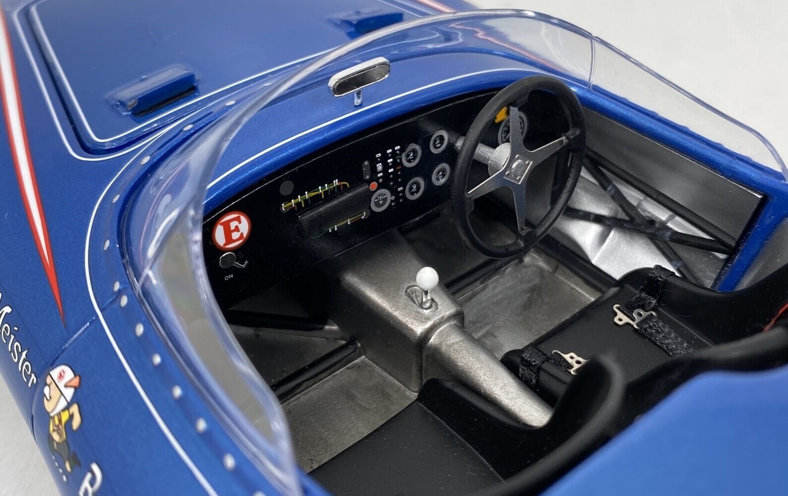 1 18 Race Car with Corvette Engine Classic Custom Concept 24 Built Model 12
