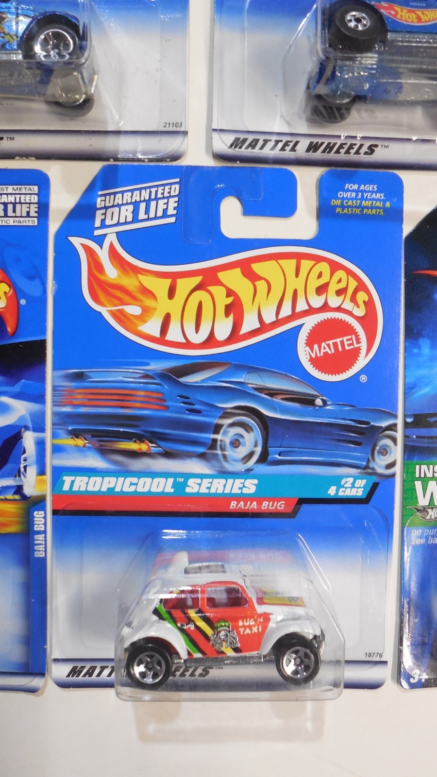 Hot Wheels Lot Of 5 Variety Baja Bugs From 1998 To 2004