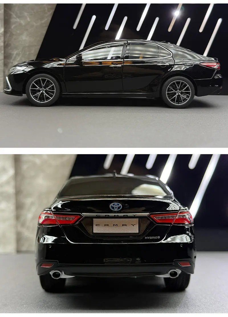 1:18 Toyota Camry 2023 Alloy Diecast Car Model Miniature Scale Model Car Gift
